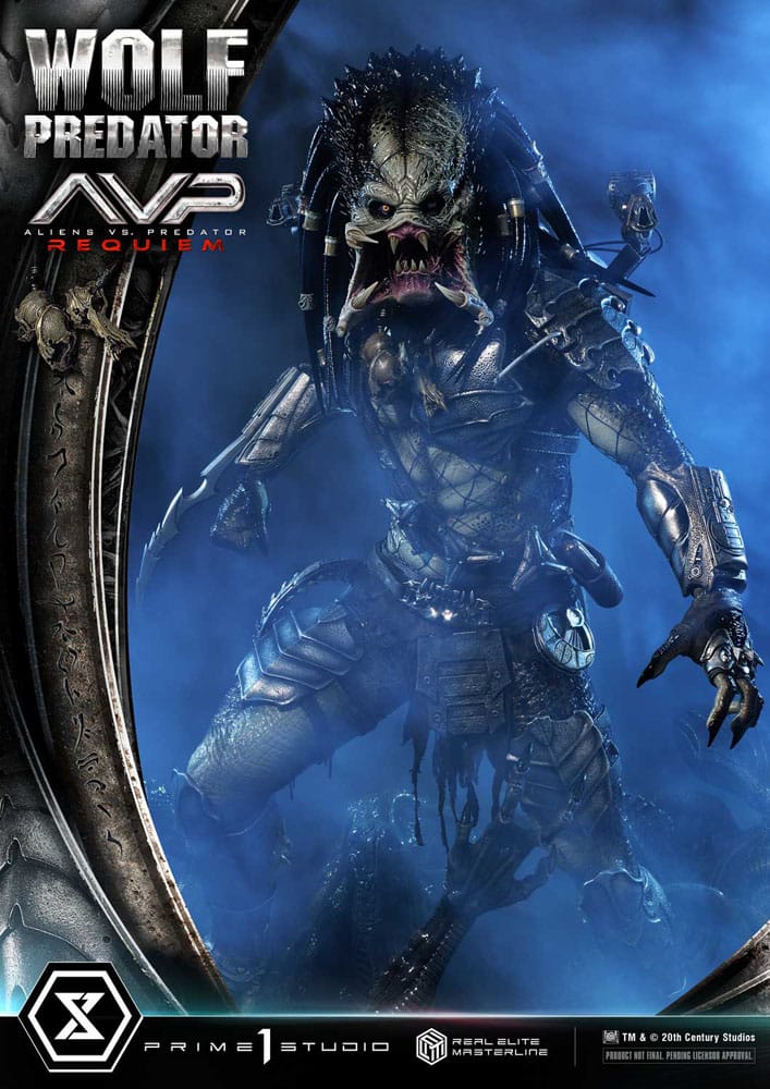 Alien vs. Predator Real Elite Masterline Series Statue 1/3 Requiem Wolf Predator 95 cm                       - Preorder - ETA: 25.12.2026