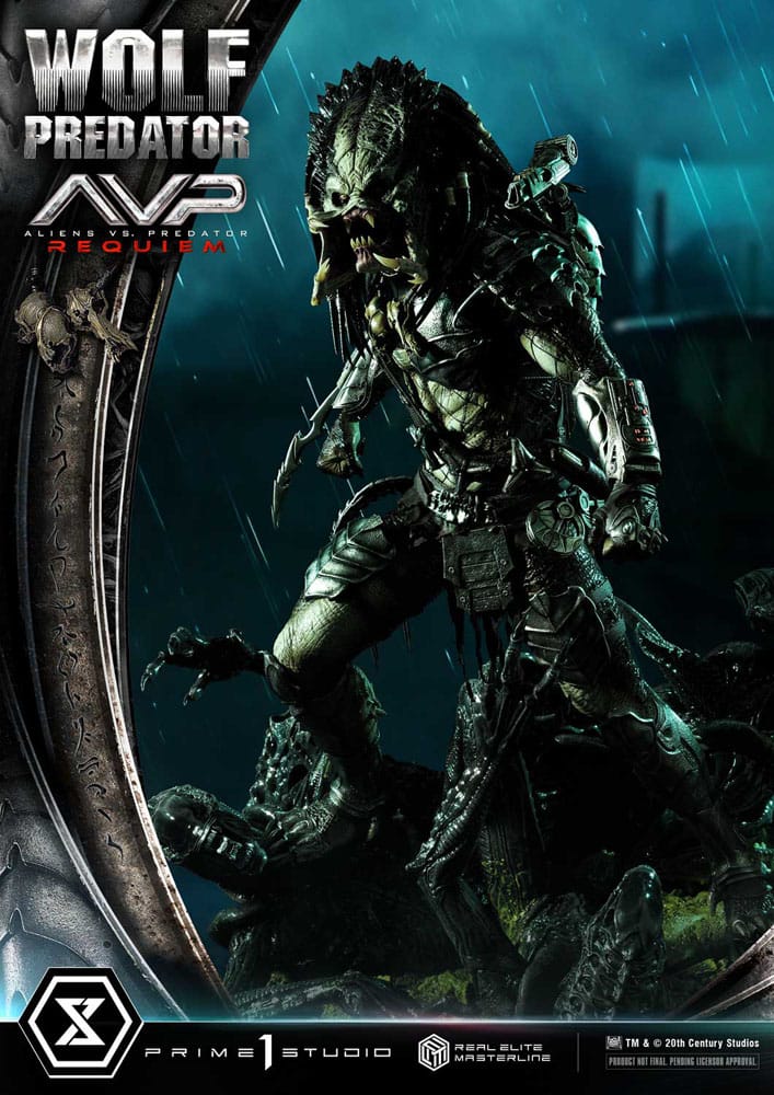 Alien vs. Predator Real Elite Masterline Series Statue 1/3 Requiem Wolf Predator 95 cm                       - Preorder - ETA: 25.12.2026