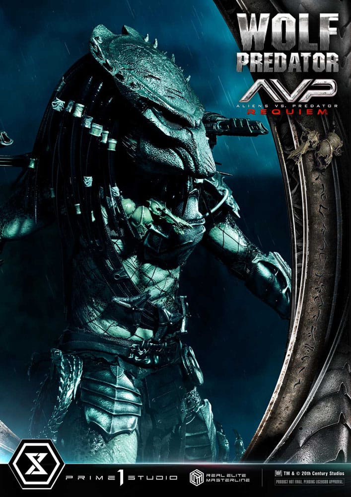 Alien vs. Predator Real Elite Masterline Series Statue 1/3 Requiem Wolf Predator 95 cm                       - Preorder - ETA: 25.12.2026