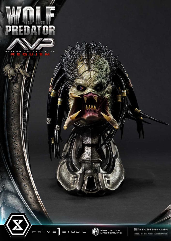 Alien vs. Predator Real Elite Masterline Series Statue 1/3 Requiem Wolf Predator 95 cm                       - Preorder - ETA: 25.12.2026