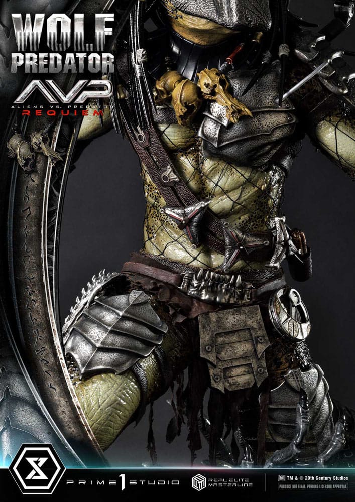 Alien vs. Predator Real Elite Masterline Series Statue 1/3 Requiem Wolf Predator 95 cm                       - Preorder - ETA: 25.12.2026