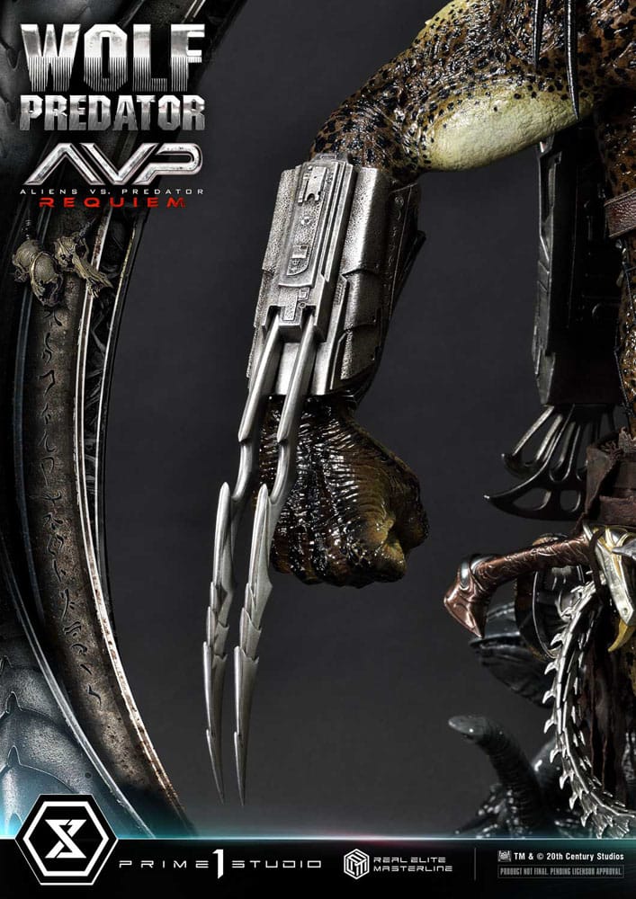Alien vs. Predator Real Elite Masterline Series Statue 1/3 Requiem Wolf Predator 95 cm                       - Preorder - ETA: 25.12.2026