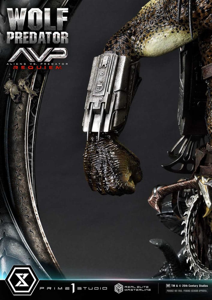 Alien vs. Predator Real Elite Masterline Series Statue 1/3 Requiem Wolf Predator 95 cm                       - Preorder - ETA: 25.12.2026