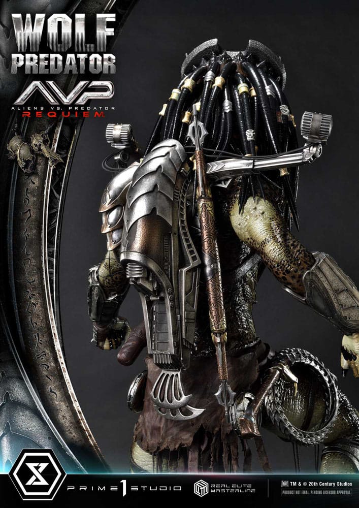 Alien vs. Predator Real Elite Masterline Series Statue 1/3 Requiem Wolf Predator 95 cm                       - Preorder - ETA: 25.12.2026
