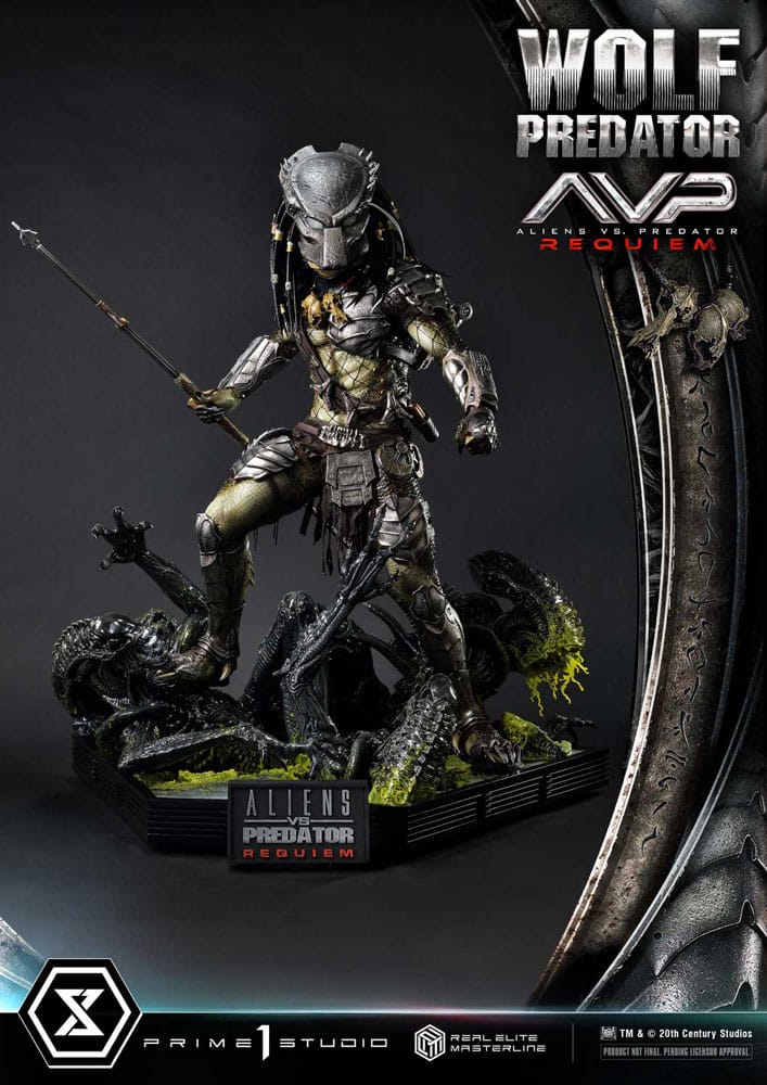 Alien vs. Predator Real Elite Masterline Series Statue 1/3 Requiem Wolf Predator Deluxe Ver. 95 cm                      - Preorder - ETA: 25.12.2026