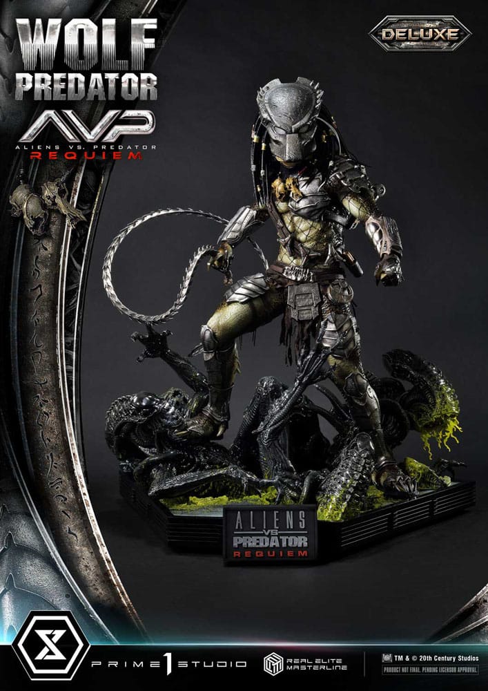 Alien vs. Predator Real Elite Masterline Series Statue 1/3 Requiem Wolf Predator Deluxe Ver. 95 cm                      - Preorder - ETA: 25.12.2026