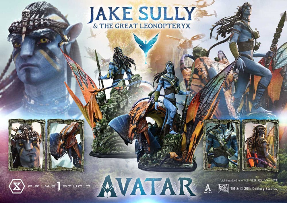 Avatar (Film) Real Elite Masterline Series Statue 1/4 Jake Sully & The Great Leonopteryx 87 cm  - Preorder - ETA: 26.07.2027