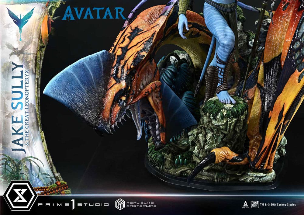 Avatar (Film) Real Elite Masterline Series Statue 1/4 Jake Sully & The Great Leonopteryx 87 cm  - Preorder - ETA: 26.07.2027