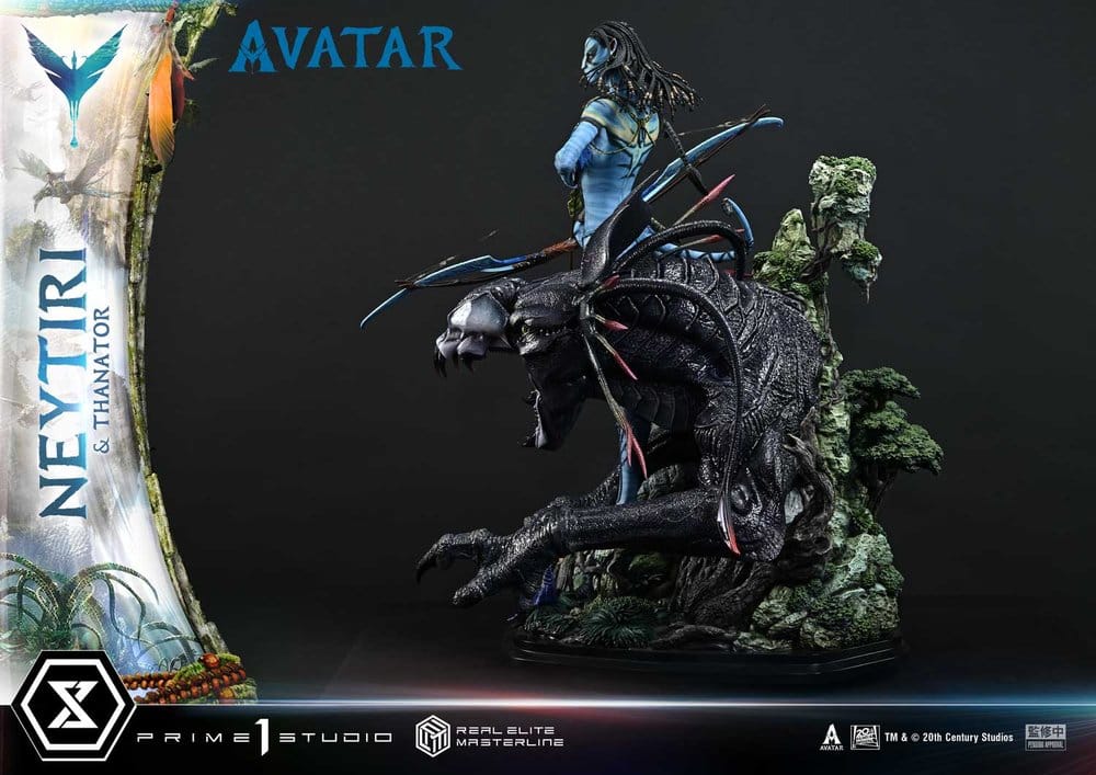 Avatar (Film) Real Elite Masterline Series Statue 1/4 Neytiri & Thanator 75 cm  - Preorder - ETA: 27.09.2027