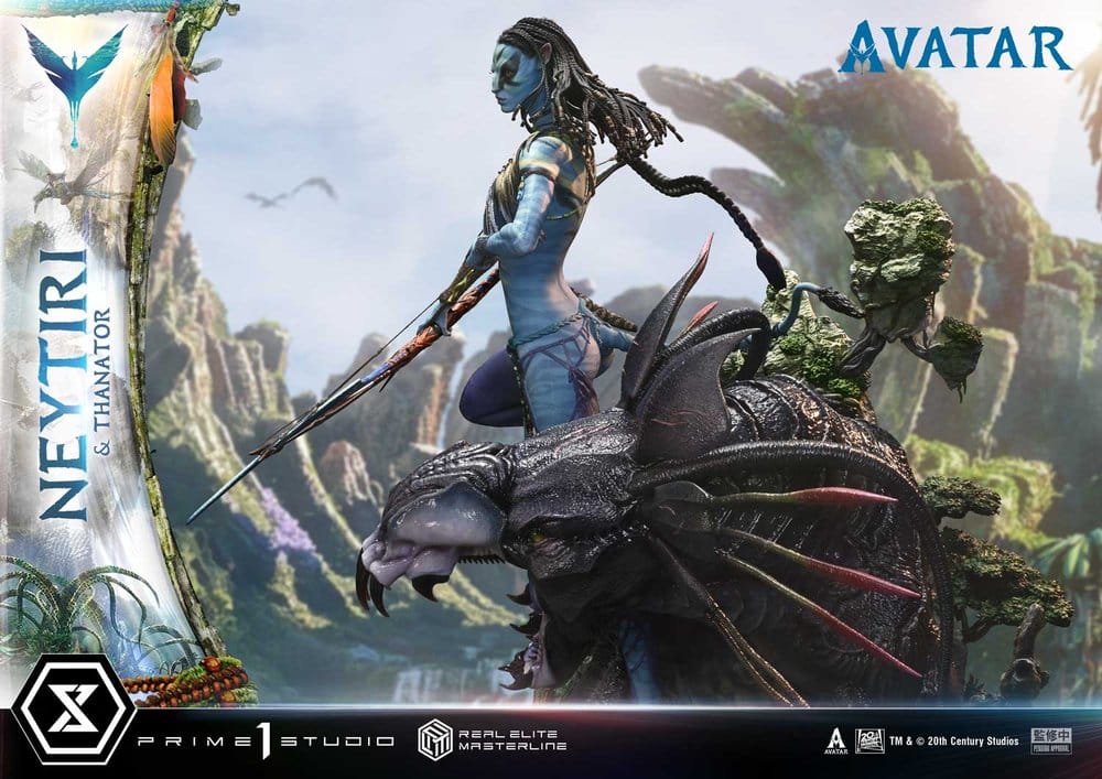 Avatar (Film) Real Elite Masterline Series Statue 1/4 Neytiri & Thanator 75 cm  - Preorder - ETA: 27.09.2027