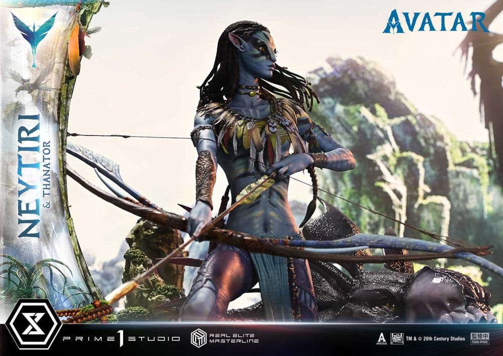 Avatar (Film) Real Elite Masterline Series Statue 1/4 Neytiri & Thanator 75 cm  - Preorder - ETA: 27.09.2027