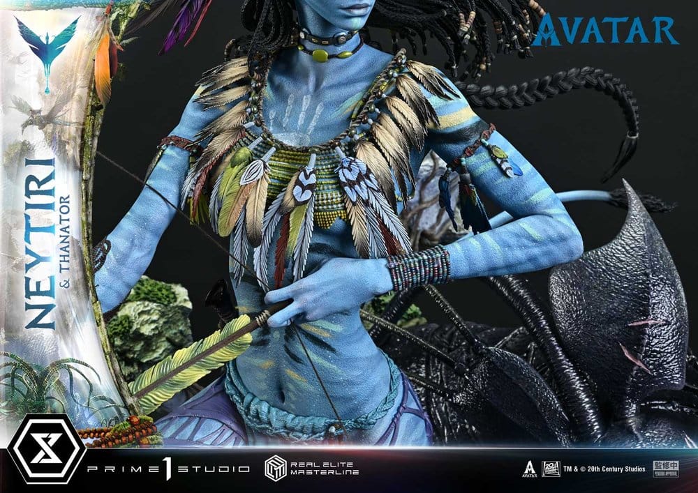 Avatar (Film) Real Elite Masterline Series Statue 1/4 Neytiri & Thanator 75 cm  - Preorder - ETA: 27.09.2027