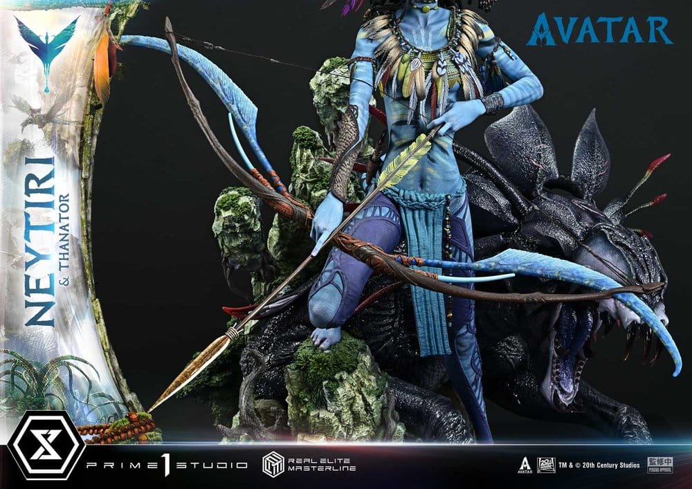 Avatar (Film) Real Elite Masterline Series Statue 1/4 Neytiri & Thanator 75 cm  - Preorder - ETA: 27.09.2027