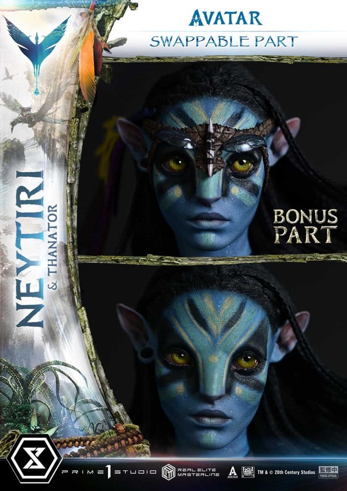 Avatar (Film) Real Elite Masterline Series Statue 1/4 Neytiri & Thanator Deluxe Bonus Version 75 cm  - Preorder - ETA: 27.09.2027