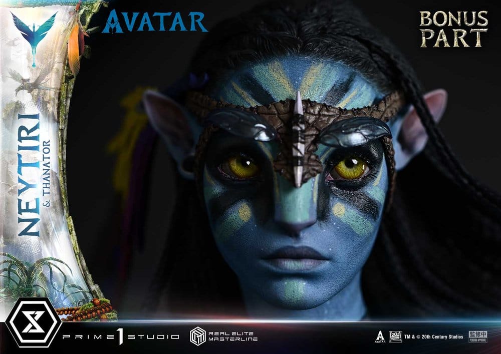 Avatar (Film) Real Elite Masterline Series Statue 1/4 Neytiri & Thanator Deluxe Bonus Version 75 cm  - Preorder - ETA: 27.09.2027