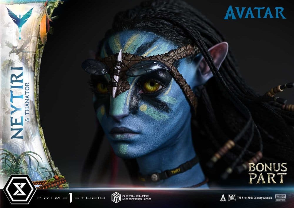Avatar (Film) Real Elite Masterline Series Statue 1/4 Neytiri & Thanator Deluxe Bonus Version 75 cm  - Preorder - ETA: 27.09.2027