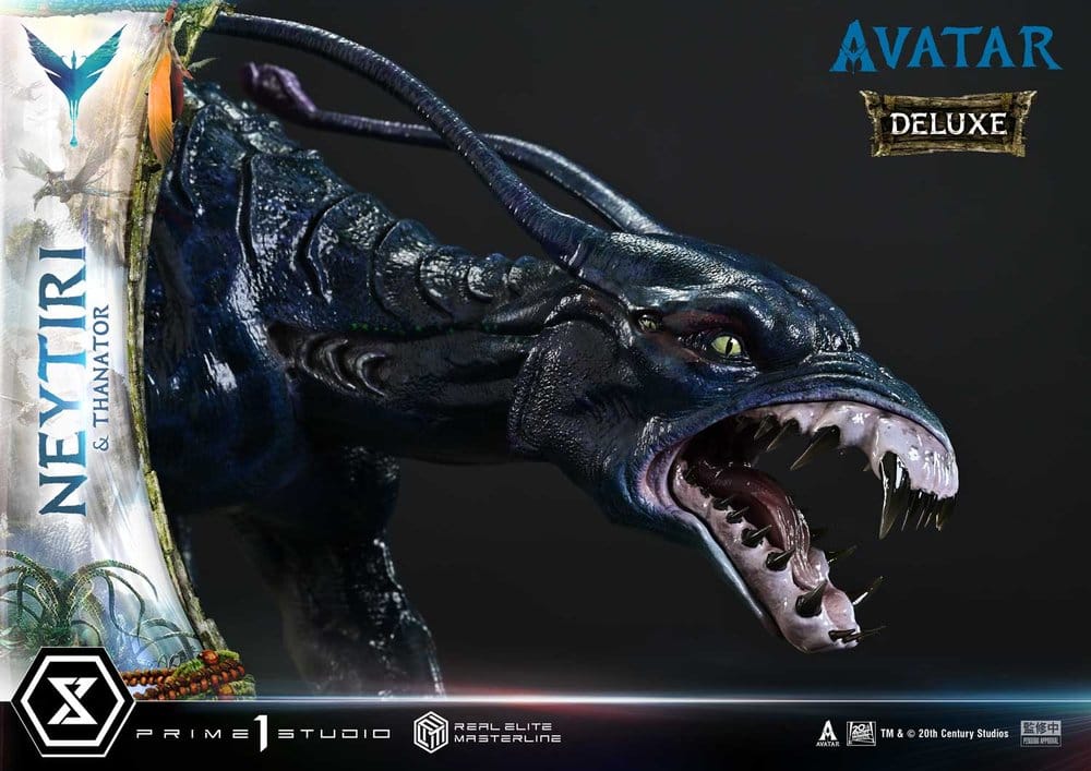Avatar (Film) Real Elite Masterline Series Statue 1/4 Neytiri & Thanator Deluxe Bonus Version 75 cm  - Preorder - ETA: 27.09.2027