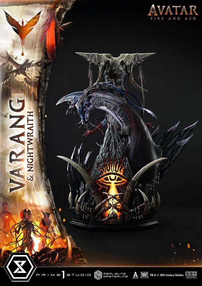 Avatar: Fire and Ash (Film) Real Elite Masterline Series Statue 1/4 Varang & Nightwraith Avatar Legacy Collection 96 cm  - Preorder - ETA: 27.09.2027