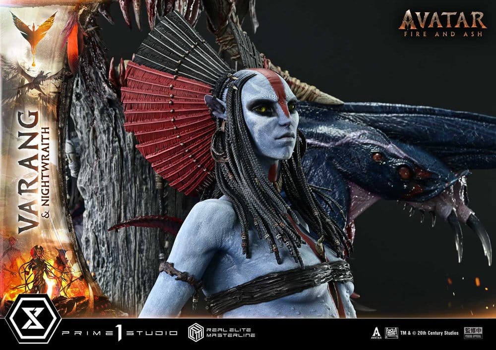 Avatar: Fire and Ash (Film) Real Elite Masterline Series Statue 1/4 Varang & Nightwraith Avatar Legacy Collection 96 cm  - Preorder - ETA: 27.09.2027
