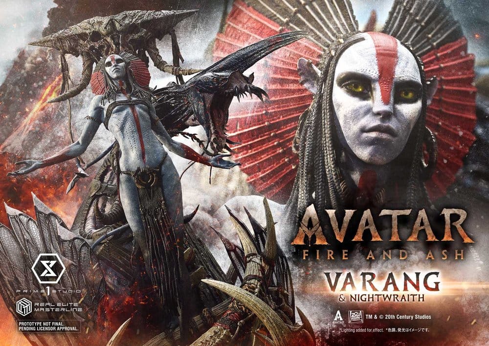 Avatar: Fire and Ash (Film) Real Elite Masterline Series Statue 1/4 Varang & Nightwraith Avatar Legacy Collection Bonus Version 96 cm  - Preorder - ETA: 27.09.2027