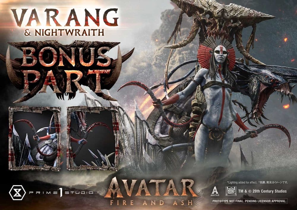 Avatar: Fire and Ash (Film) Real Elite Masterline Series Statue 1/4 Varang & Nightwraith Avatar Legacy Collection Bonus Version 96 cm  - Preorder - ETA: 27.09.2027