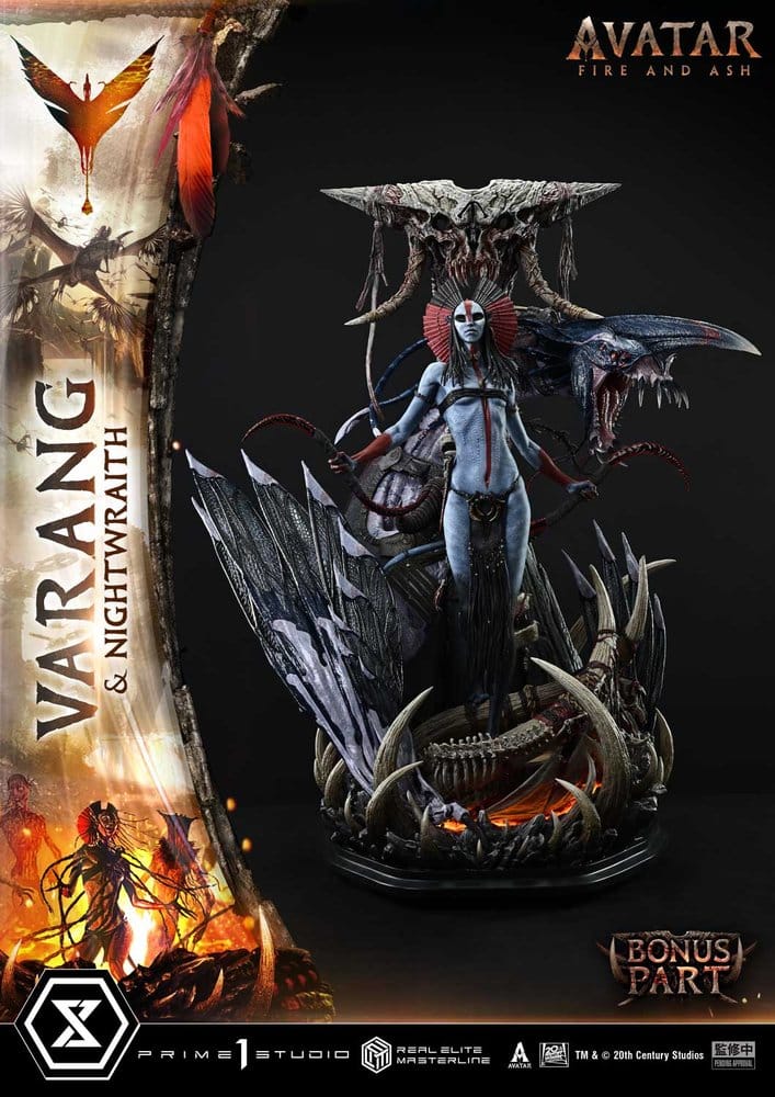 Avatar: Fire and Ash (Film) Real Elite Masterline Series Statue 1/4 Varang & Nightwraith Avatar Legacy Collection Bonus Version 96 cm  - Preorder - ETA: 27.09.2027