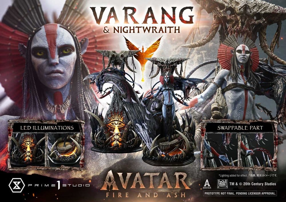 Avatar: Fire and Ash (Film) Real Elite Masterline Series Statue 1/4 Varang & Nightwraith Avatar Legacy Collection Bonus Version 96 cm  - Preorder - ETA: 27.09.2027