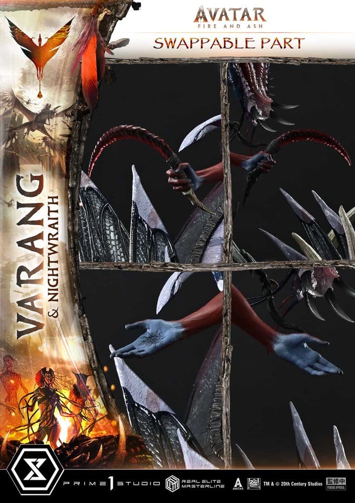 Avatar: Fire and Ash (Film) Real Elite Masterline Series Statue 1/4 Varang & Nightwraith Avatar Legacy Collection Bonus Version 96 cm  - Preorder - ETA: 27.09.2027