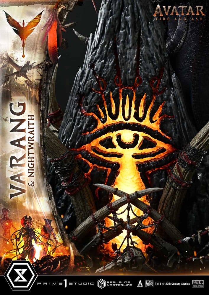 Avatar: Fire and Ash (Film) Real Elite Masterline Series Statue 1/4 Varang & Nightwraith Avatar Legacy Collection Bonus Version 96 cm  - Preorder - ETA: 27.09.2027