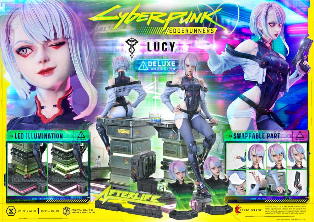 Cyberpunk: Edgerunners Real Elite Masterline Series Statue 1/4 Lucy Deluxe Version 50 cm  - Preorder - ETA: 25.12.2026