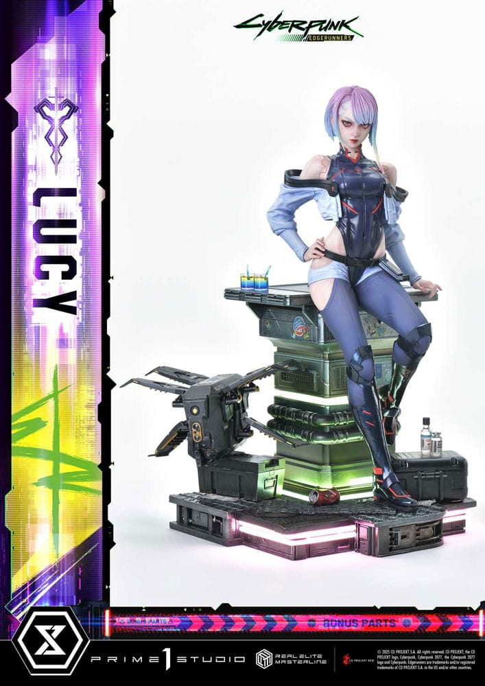 Cyberpunk: Edgerunners Real Elite Masterline Series Statue 1/4 Lucy Deluxe Bonus Version 50 cm  - Preorder - ETA: 25.12.2026