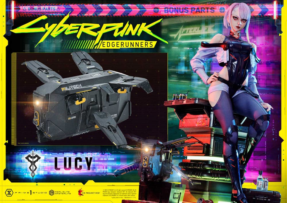 Cyberpunk: Edgerunners Real Elite Masterline Series Statue 1/4 Lucy Deluxe Bonus Version 50 cm  - Preorder - ETA: 25.12.2026