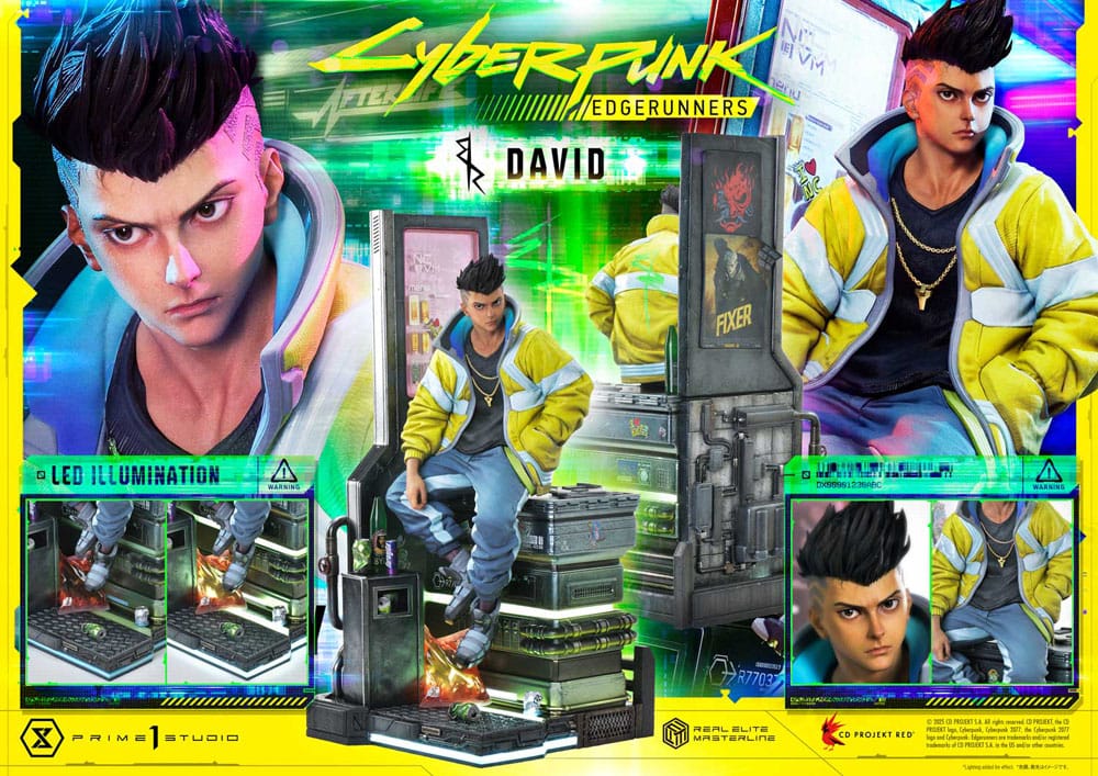 Cyberpunk: Edgerunners Real Elite Masterline Series Statue 1/4 David 58 cm     - Preorder - ETA: 25.01.2027