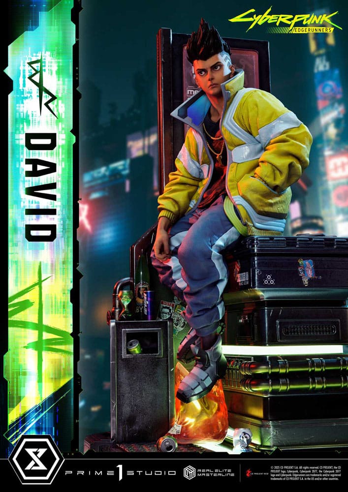 Cyberpunk: Edgerunners Real Elite Masterline Series Statue 1/4 David 58 cm     - Preorder - ETA: 25.01.2027