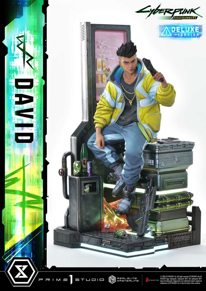Cyberpunk: Edgerunners Real Elite Masterline Series Statue 1/4 David Bonus Version 58 cm    - Preorder - ETA: 25.01.2027