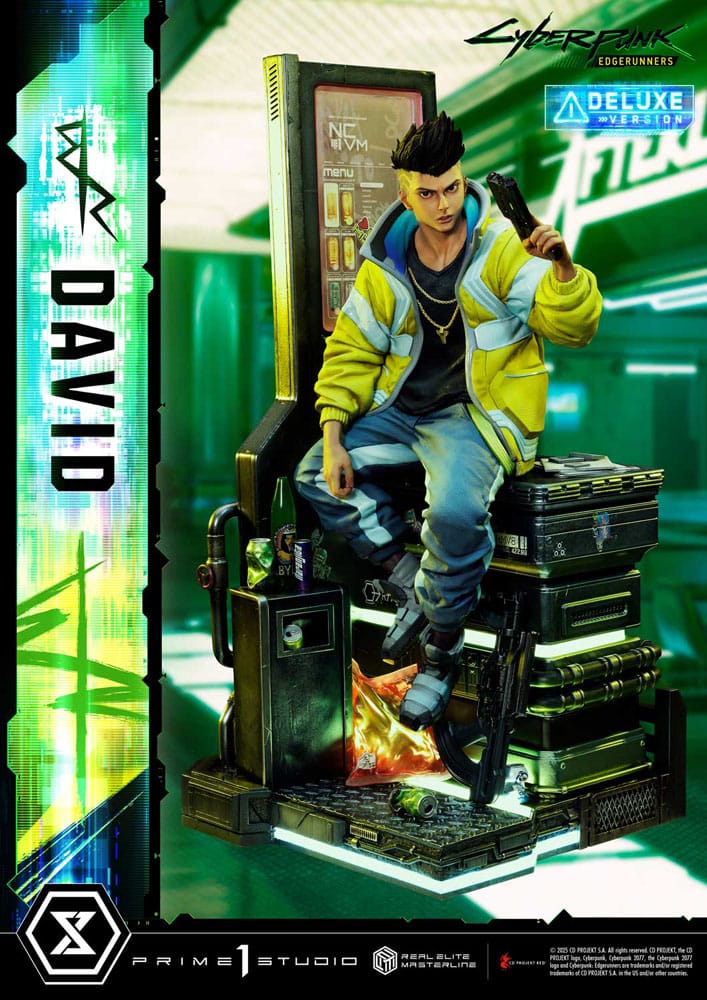 Cyberpunk: Edgerunners Real Elite Masterline Series Statue 1/4 David Bonus Version 58 cm    - Preorder - ETA: 25.01.2027