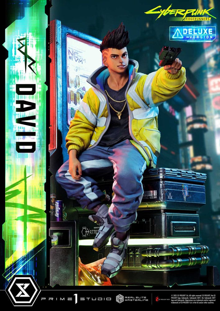 Cyberpunk: Edgerunners Real Elite Masterline Series Statue 1/4 David Bonus Version 58 cm    - Preorder - ETA: 25.01.2027