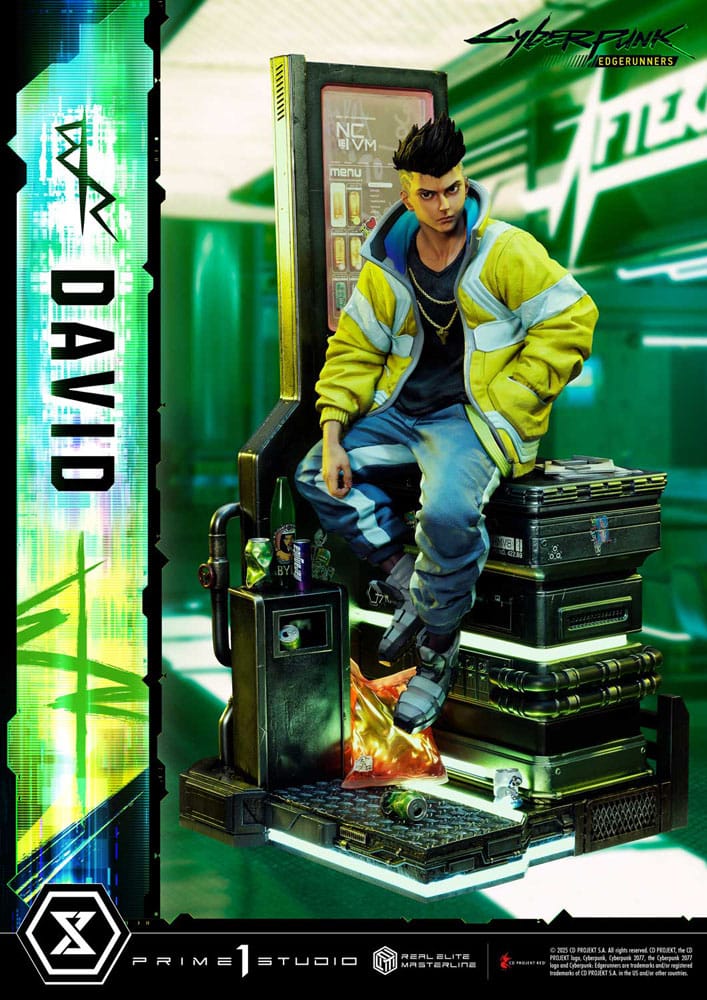 Cyberpunk: Edgerunners Real Elite Masterline Series Statue 1/4 David Bonus Version 58 cm    - Preorder - ETA: 25.01.2027