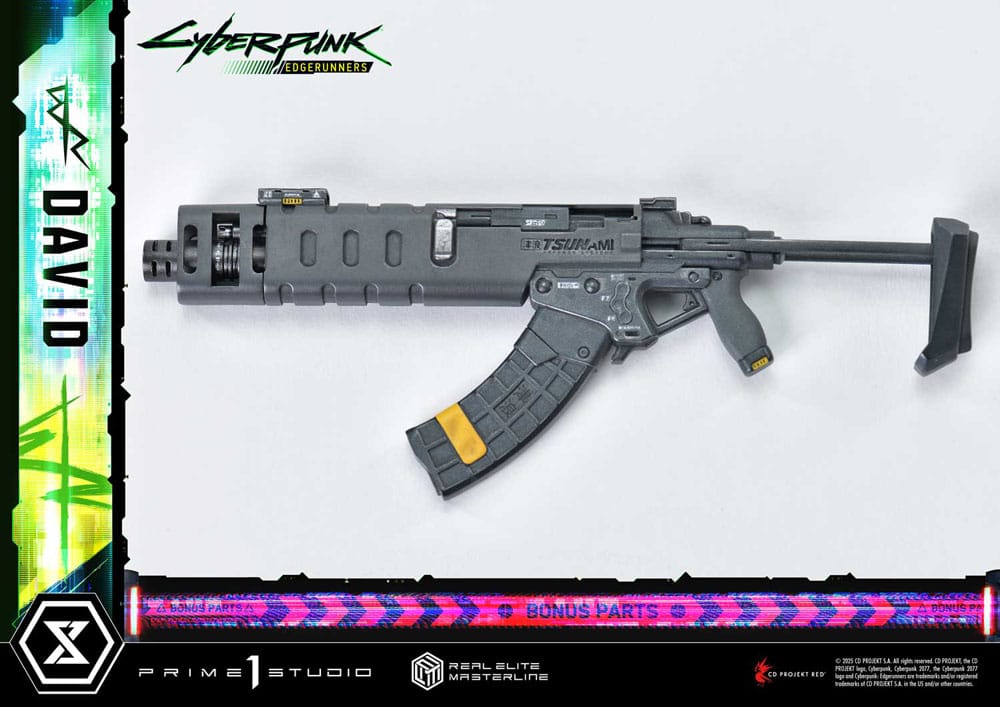 Cyberpunk: Edgerunners Real Elite Masterline Series Statue 1/4 David Deluxe Bonus Version 58 cm   - Preorder - ETA: 25.01.2027