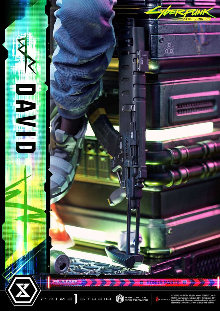 Cyberpunk: Edgerunners Real Elite Masterline Series Statue 1/4 David Deluxe Bonus Version 58 cm   - Preorder - ETA: 25.01.2027