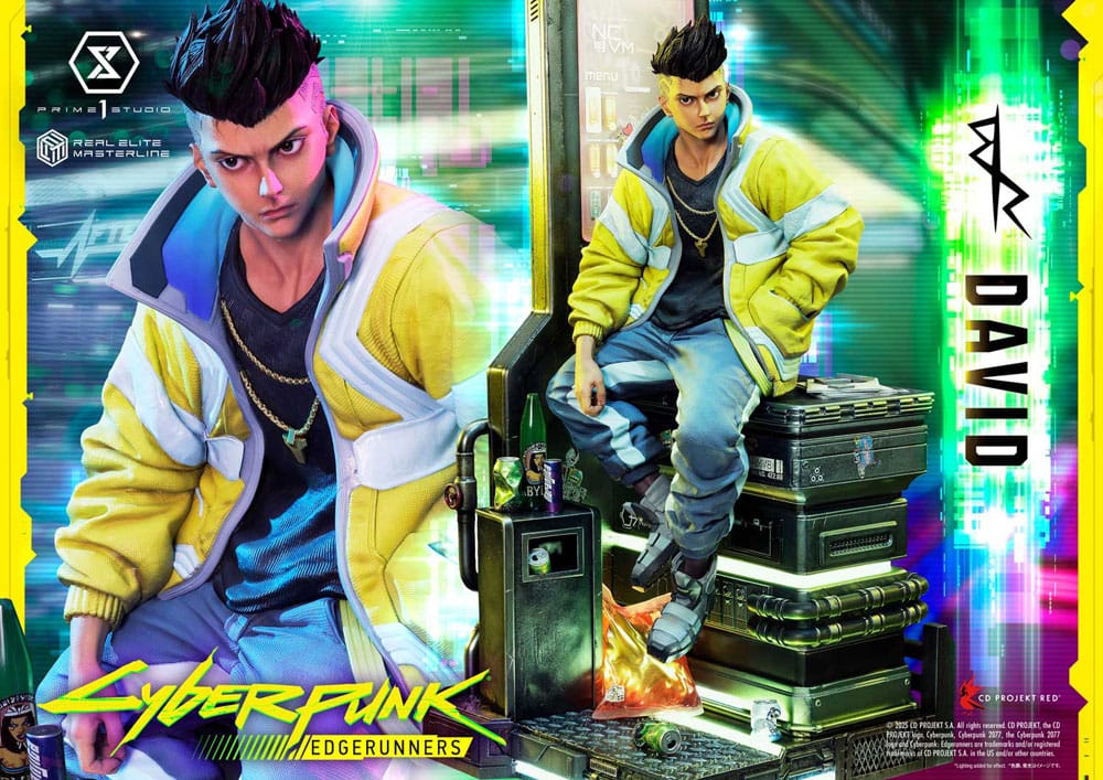 Cyberpunk: Edgerunners Real Elite Masterline Series Statue 1/4 David Deluxe Bonus Version 58 cm   - Preorder - ETA: 25.01.2027
