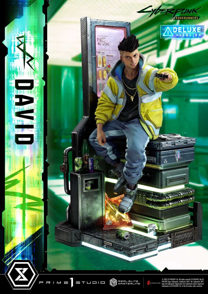 Cyberpunk: Edgerunners Real Elite Masterline Series Statue 1/4 David Deluxe Bonus Version 58 cm   - Preorder - ETA: 25.01.2027