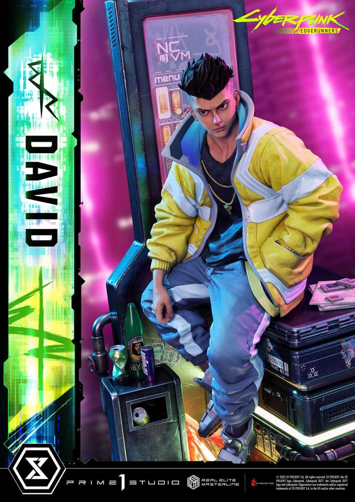 Cyberpunk: Edgerunners Real Elite Masterline Series Statue 1/4 David Deluxe Bonus Version 58 cm   - Preorder - ETA: 25.01.2027