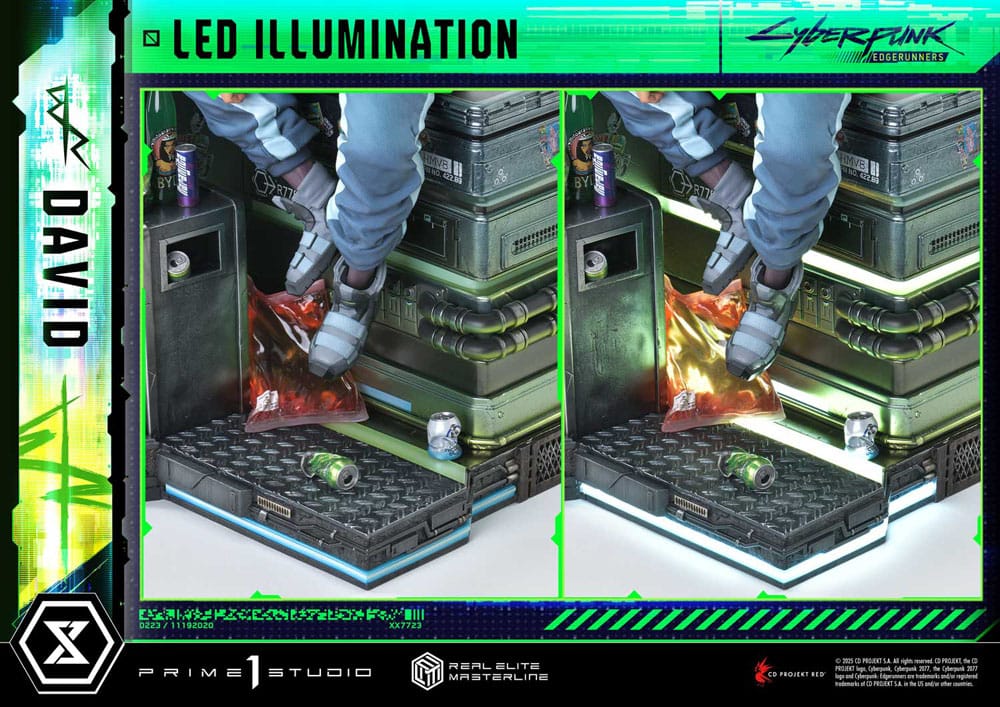 Cyberpunk: Edgerunners Real Elite Masterline Series Statue 1/4 David Deluxe Bonus Version 58 cm   - Preorder - ETA: 25.01.2027
