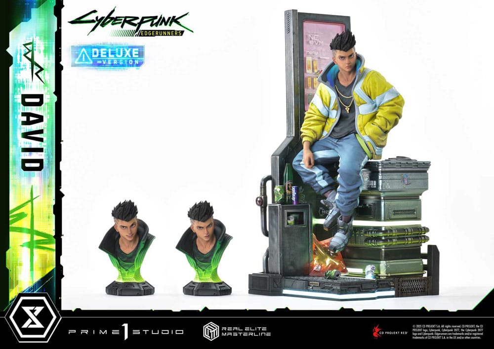 Cyberpunk: Edgerunners Real Elite Masterline Series Statue 1/4 David Deluxe Bonus Version 58 cm   - Preorder - ETA: 25.01.2027