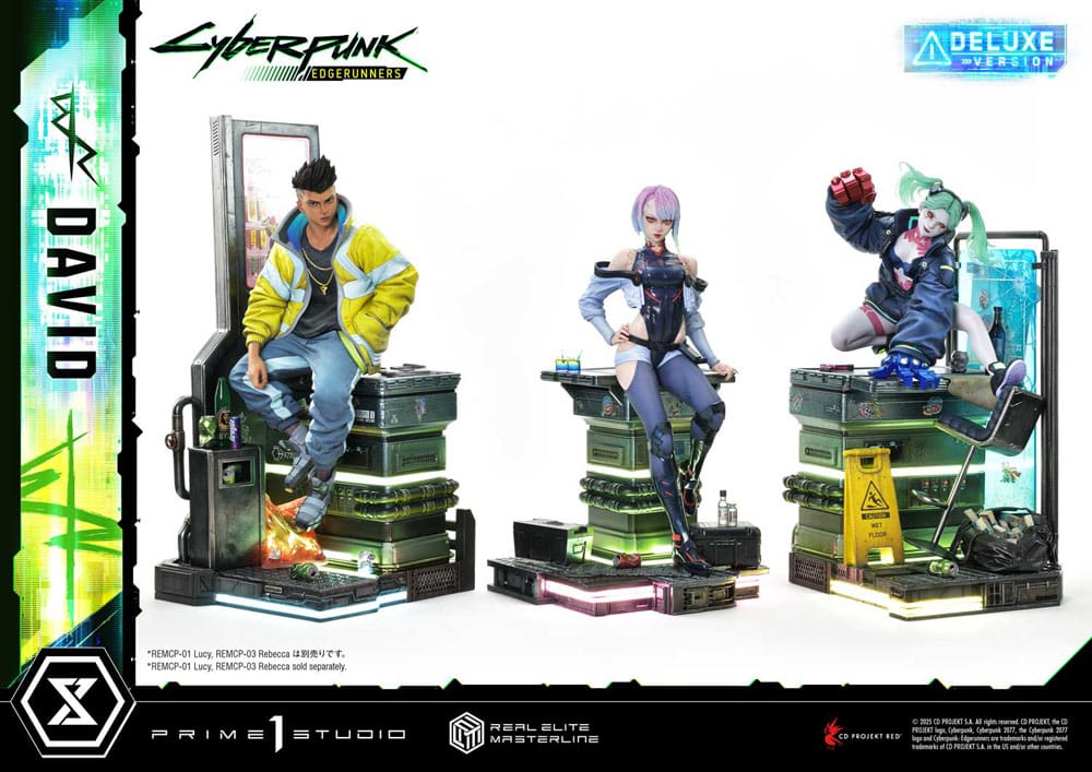 Cyberpunk: Edgerunners Real Elite Masterline Series Statue 1/4 David Deluxe Bonus Version 58 cm   - Preorder - ETA: 25.01.2027