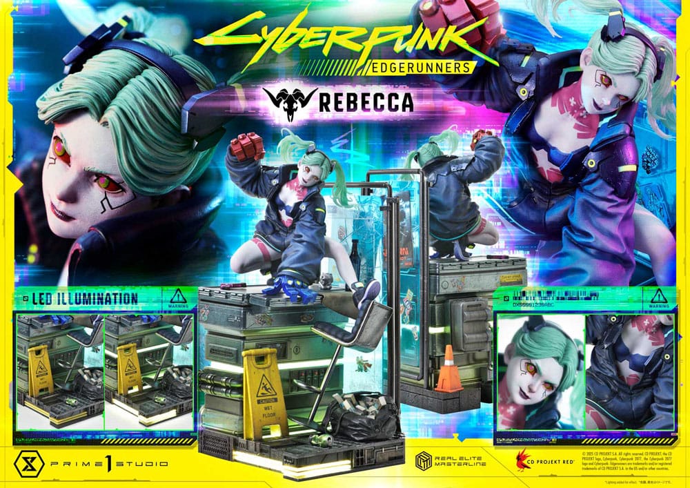 Cyberpunk: Edgerunners Real Elite Masterline Series Statue 1/4 Rebecca 54 cm       - Preorder - ETA: 25.02.2027