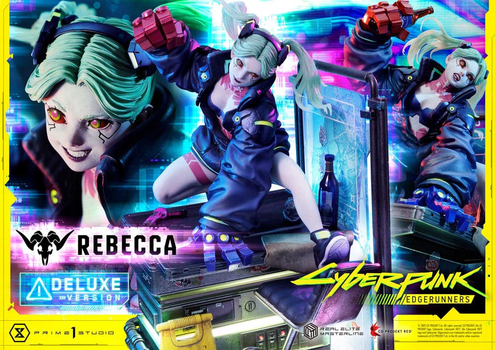 Cyberpunk: Edgerunners Real Elite Masterline Series Statue 1/4 Rebecca Deluxe Version 54 cm     - Preorder - ETA: 25.02.2027