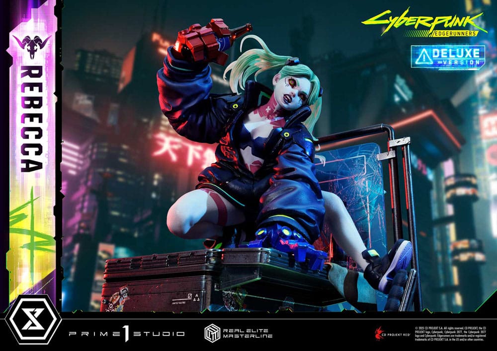 Cyberpunk: Edgerunners Real Elite Masterline Series Statue 1/4 Rebecca Deluxe Version 54 cm     - Preorder - ETA: 25.02.2027