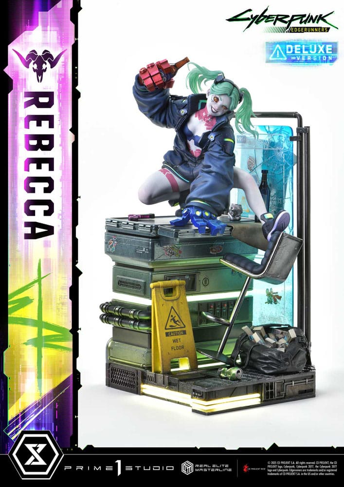 Cyberpunk: Edgerunners Real Elite Masterline Series Statue 1/4 Rebecca Deluxe Version 54 cm     - Preorder - ETA: 25.02.2027